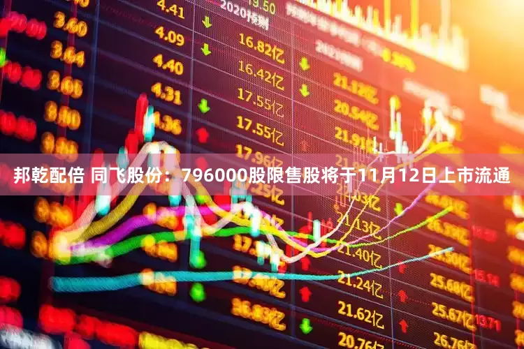 邦乾配倍 同飞股份：796000股限售股将于11月12日上市流通